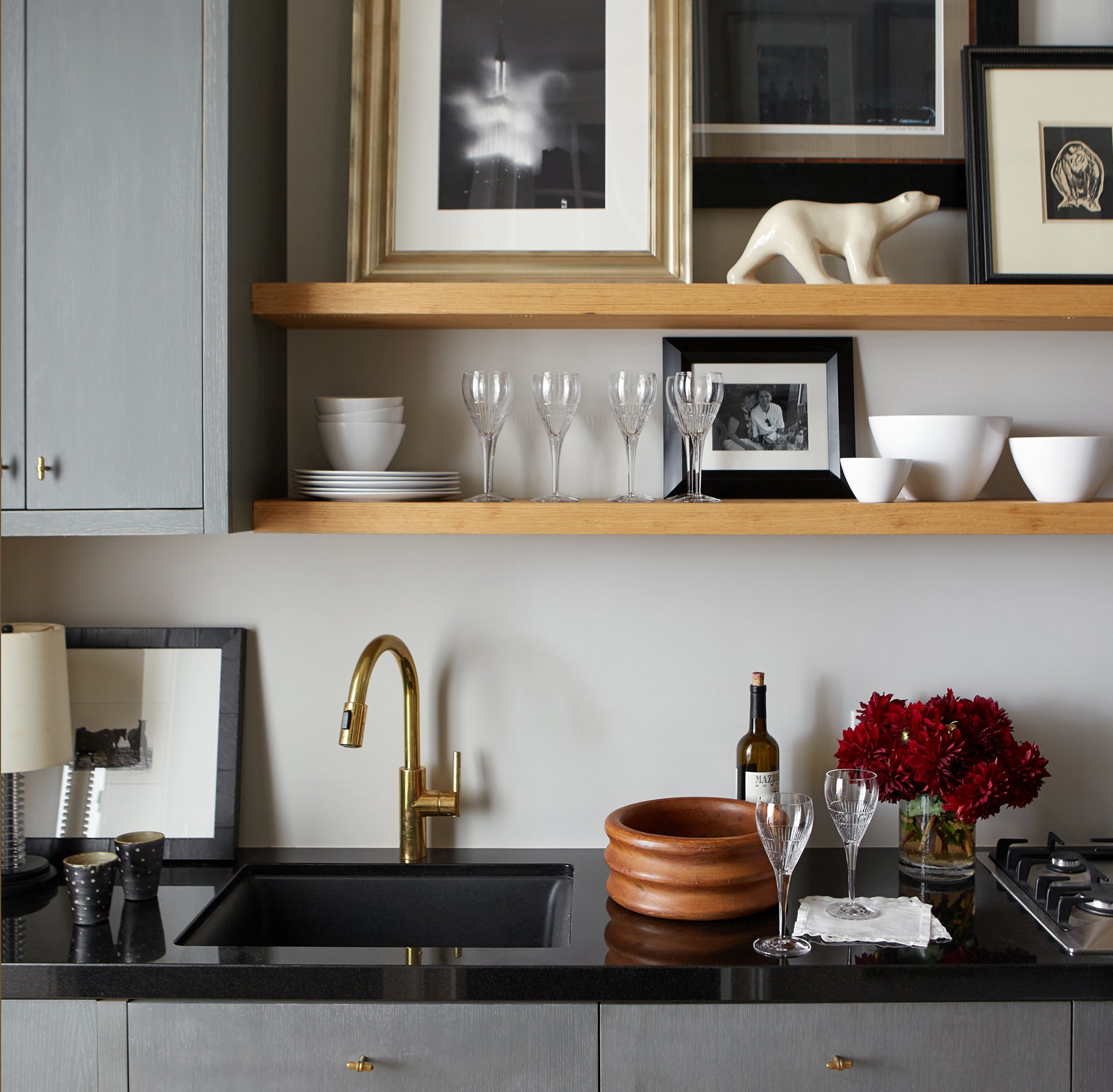 Unlacquered Brass Kitchen Faucets