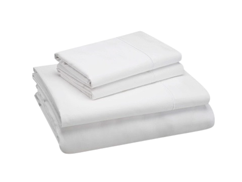 Hotel Style 4 Piece 600 Thread Count White Egyptian Cotton Bed Sheet Set