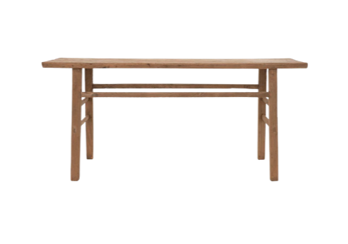 Salvaged Elm Console