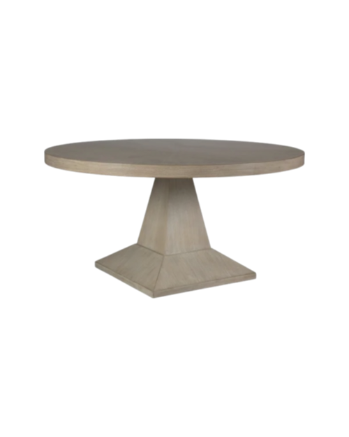 Bianco Chronicle Pedestal Dining Table