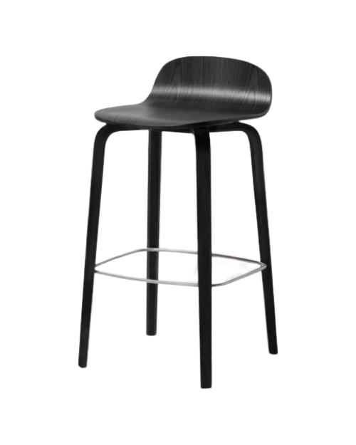 Black Aquilina Counter Stool