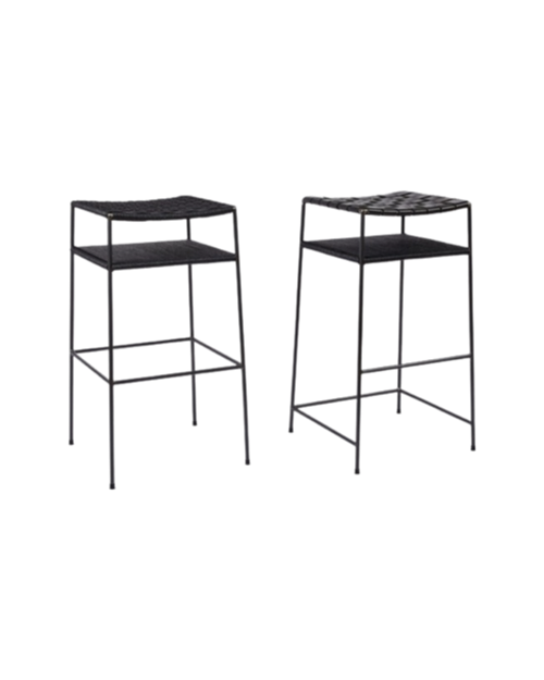 Black Danish Bar Stool