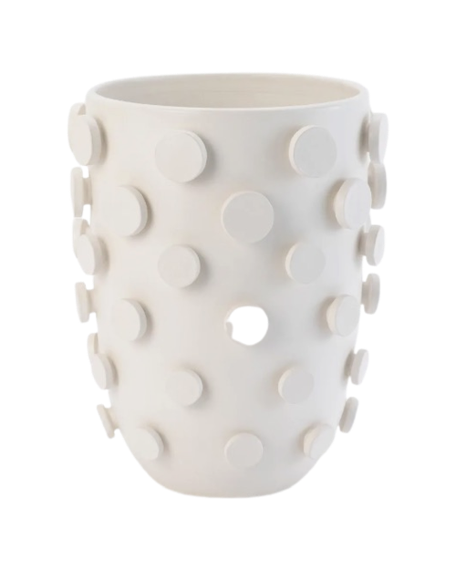 Dimensional Button Large Vase