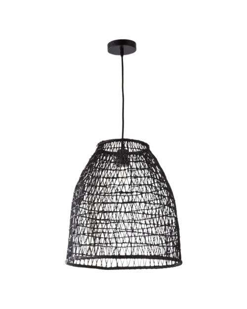 Rattan Basketweave Pendant