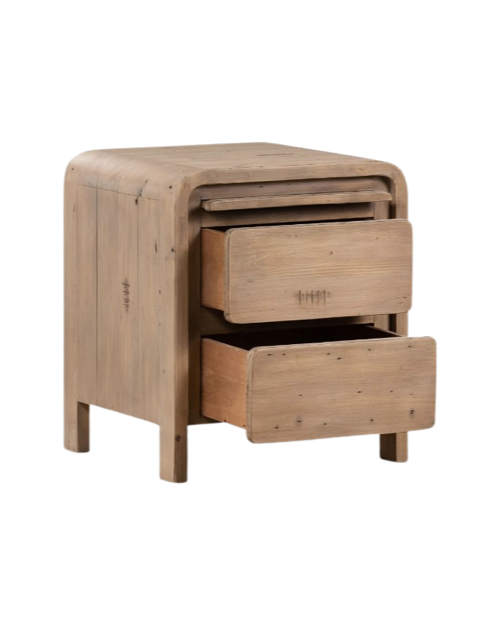 Bedford Reclaimed Wood Nightstand