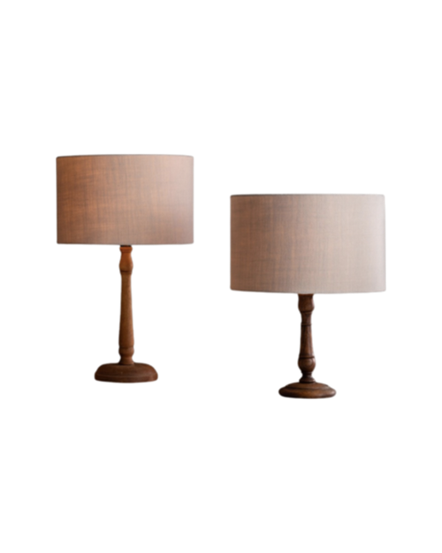 London Oak Table Lamp