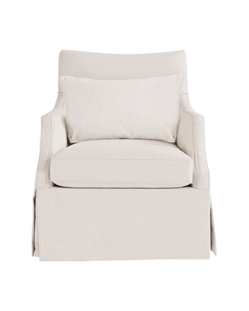 Larkin Upholstered Swivel Glider