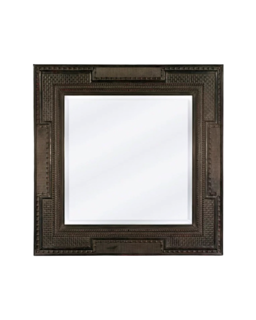 Flemish Wave Wood Accent Mirror