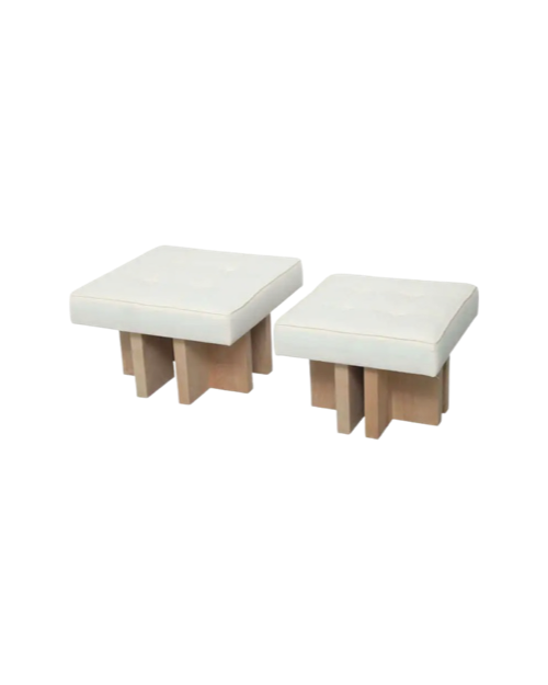 Gueridon Handcrafted Ottoman