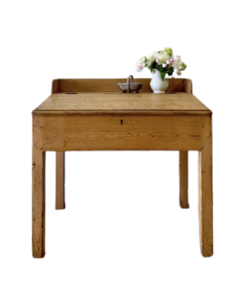 English Pine Architect's Desk