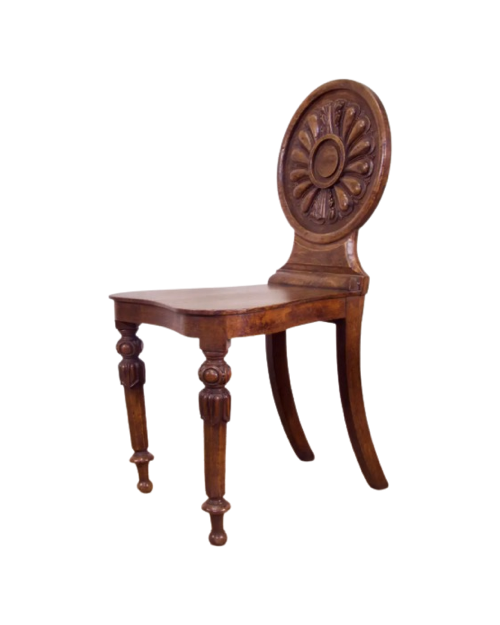Burr Elm Hall Chair