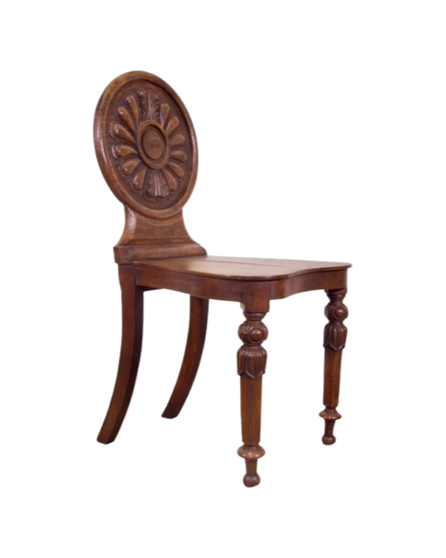 Burr Elm Hall Chair