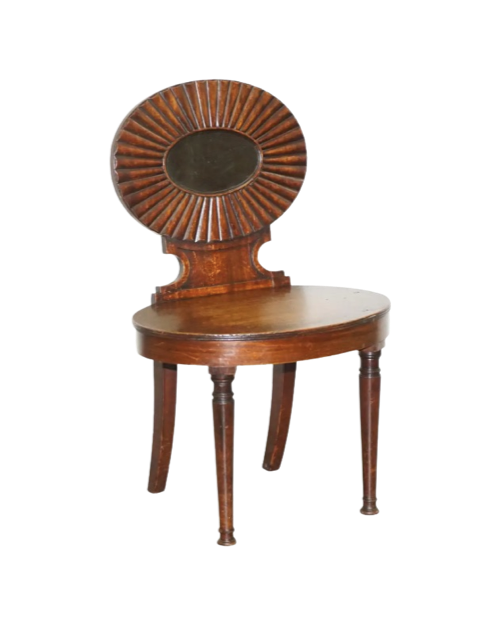 Georgian Shell Back Hall Chair