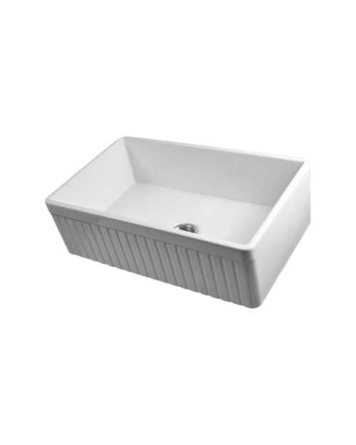 Fluted Apron Kitchen Sink