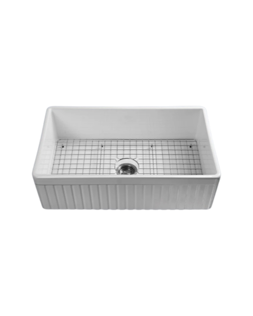 Fluted Apron Kitchen Sink