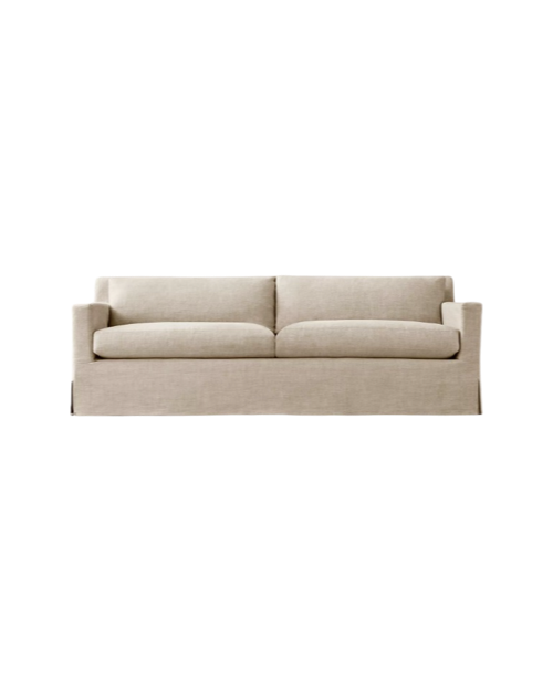 Belgian Track Arm Slipcovered Sofa