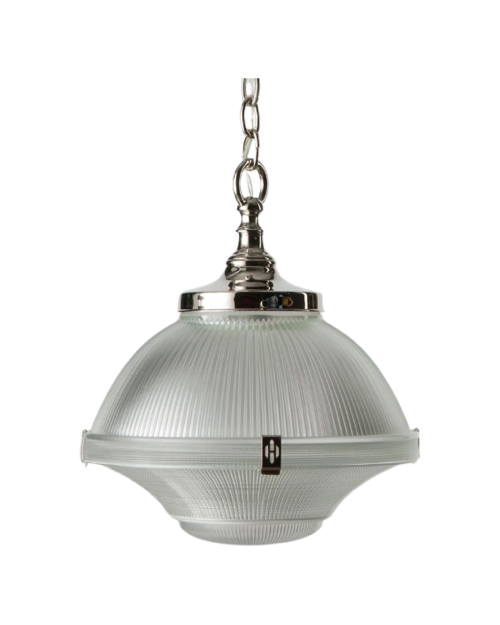 Holophane Glass Pendant With Diffuser