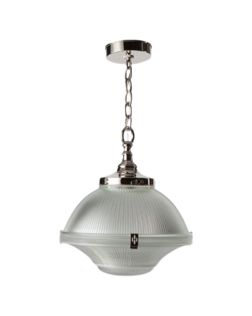 Holophane Glass Pendant With Diffuser
