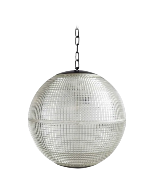 Glass Holophane Globe