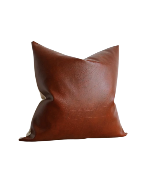 Naima Faux Leather Pillow