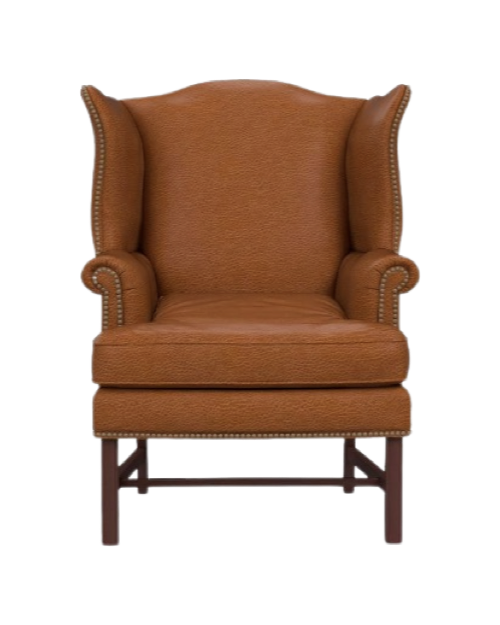Thatcher Leather Wingback Chair