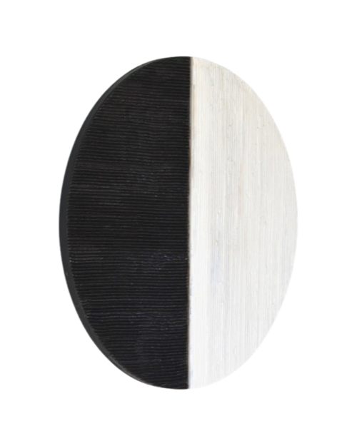 Black & White Plaster Wall Art
