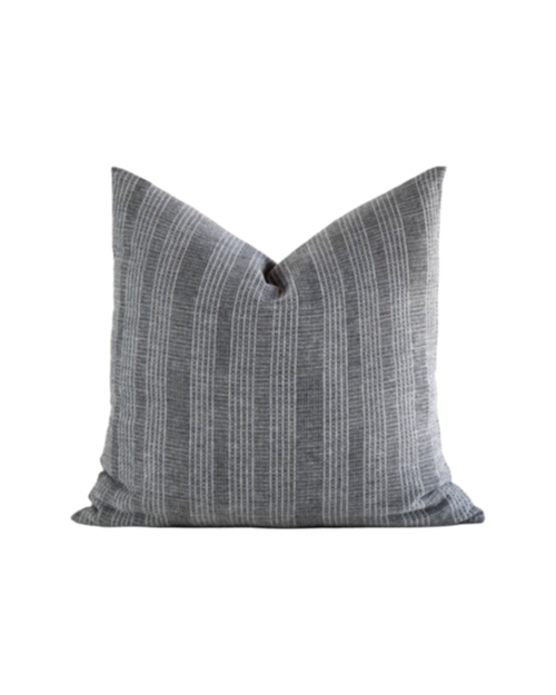 Black Stripe Pillow Cover