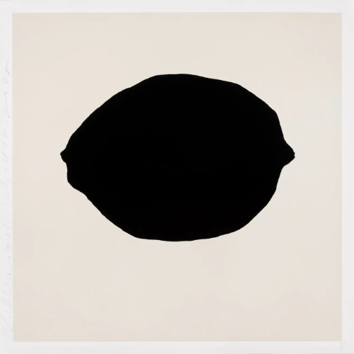 Lemon On White Silkscreen