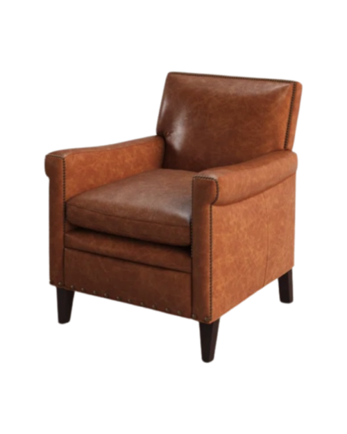 Jilian Leather Club Chair