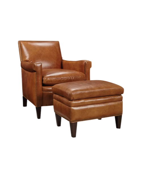 Jilian Leather Club Chair