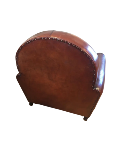 French Leather Club Chair