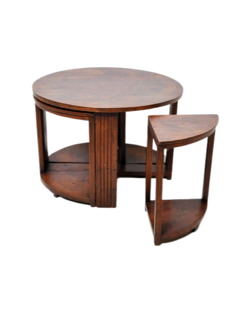 British Colonial Art Deco Tea Table