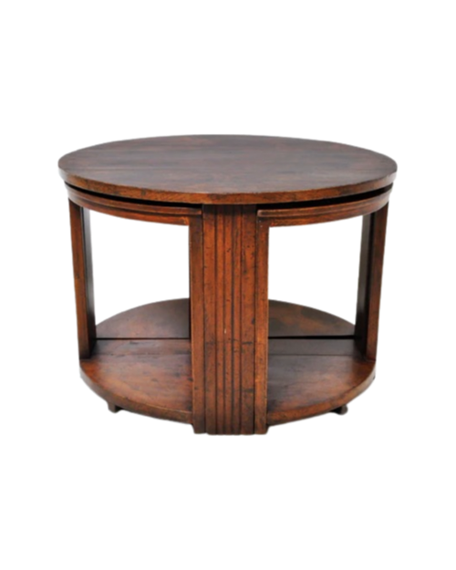 British Colonial Art Deco Tea Table
