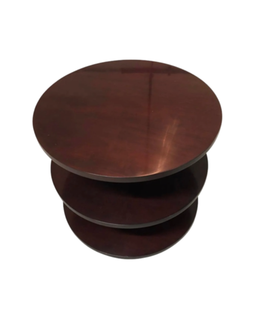 Ralph Lauren Round Wood Side Table