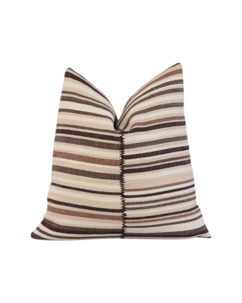 Stripe Textured Throw Pillow