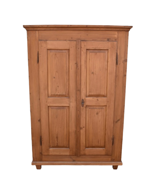 Antique Pine Two Door Armoire