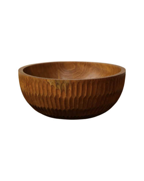 Teak Carved Bowl