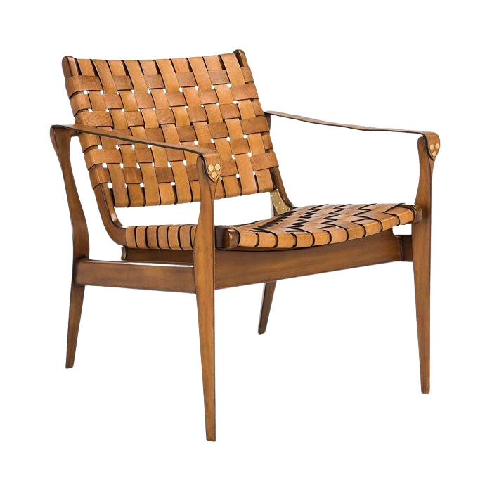 Dilan Leather Safari Chair