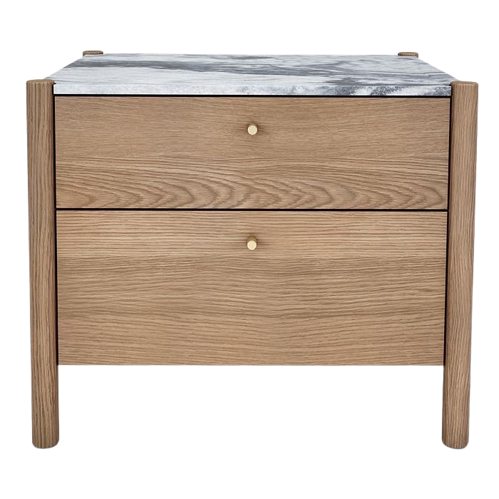 Jules White Oak Nightstand