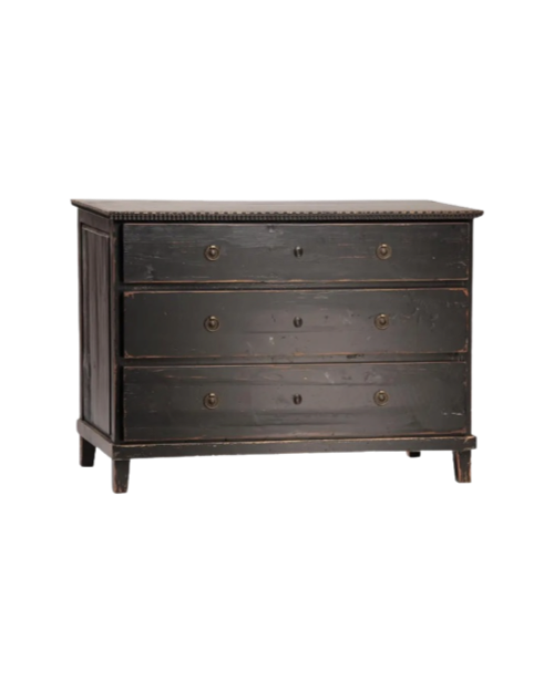 Black Distressed Dresser