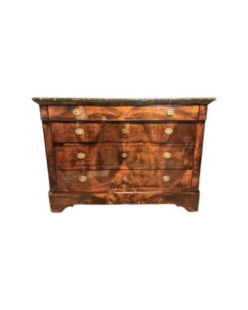 Biedermeier Commode With Marble Top