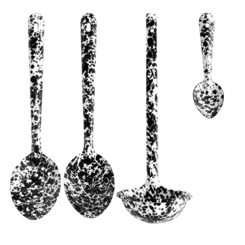 Enamel Spoons & Ladle