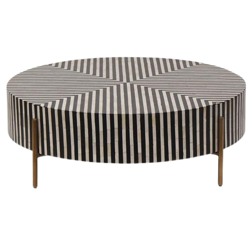 Lacey Global Black Bone Coffee Table