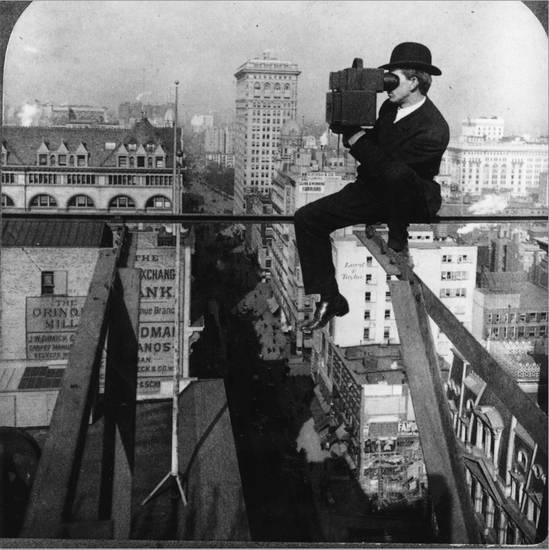 Photographer with Camera, New York