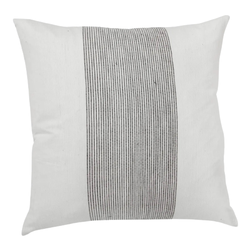 Grey Pinstripe Pillow