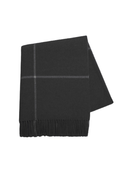 Windowpane Cashmere Throw