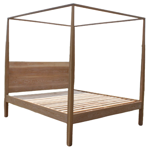 Canopy Solid Hardwood Bed