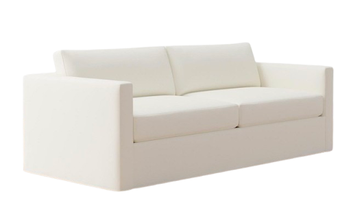 Carmel Slim Arm Slipcovered Sofa