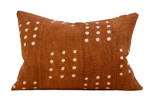 Lumbar Mudcloth Pillow