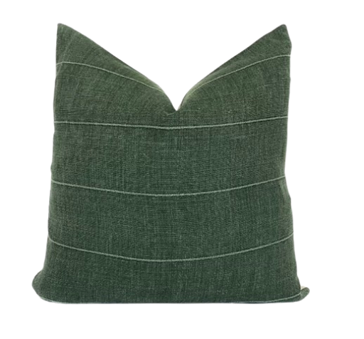 Dark Green Pillow Cover